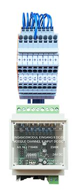 Eing.-modul 8 Eing. 9-polige Klemme