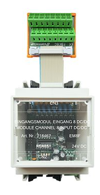 Eing.-modul 8 Eing. 16-pol. Flachkabel