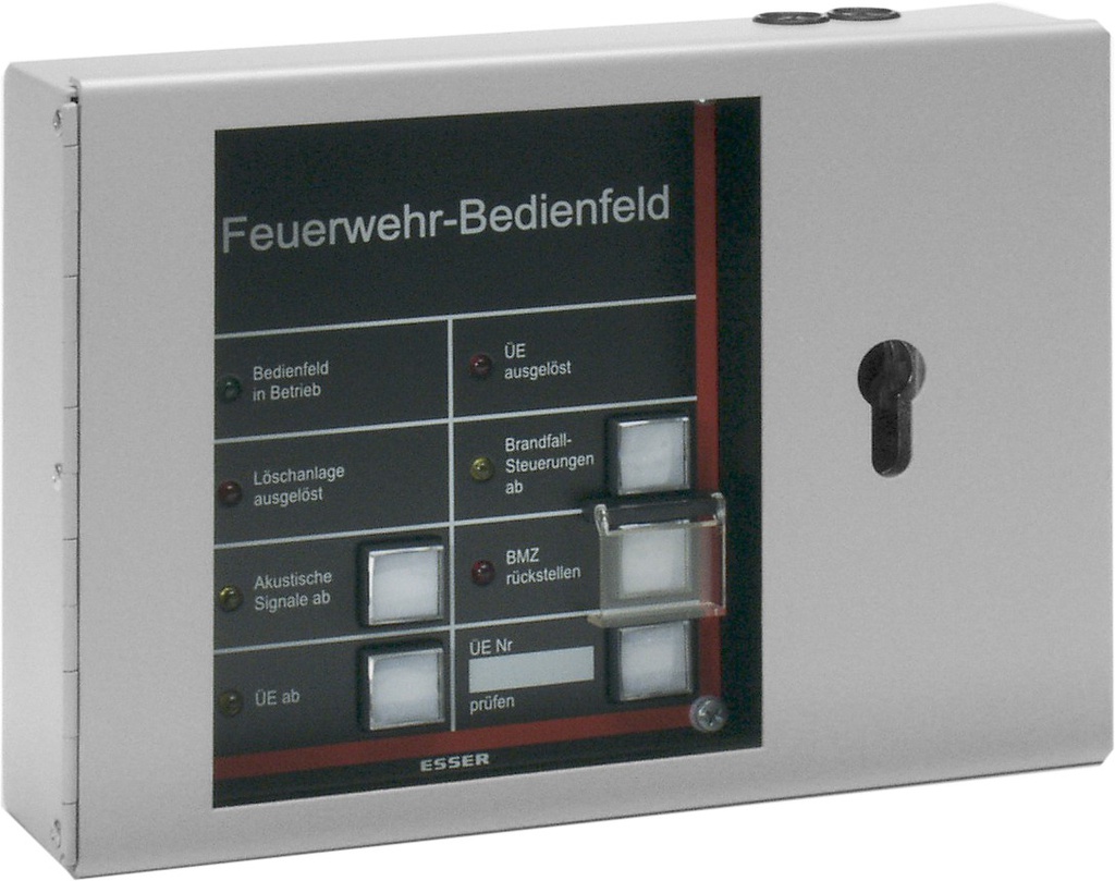 Feuerwehrbedienfeld seriell FBF 2003-EDP-Protokoll RS232 für FlexES Control