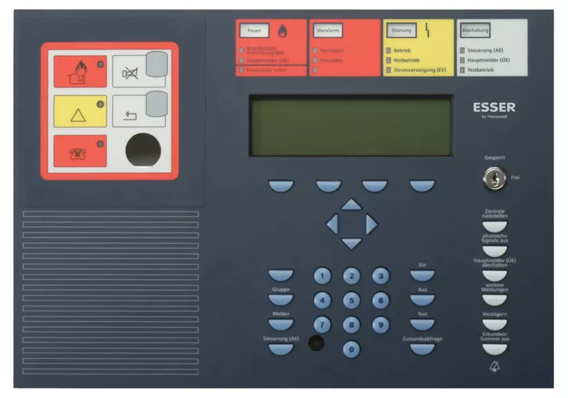 Bedienteilfront IQ8Control C/M mit FBA-CH, italienisch