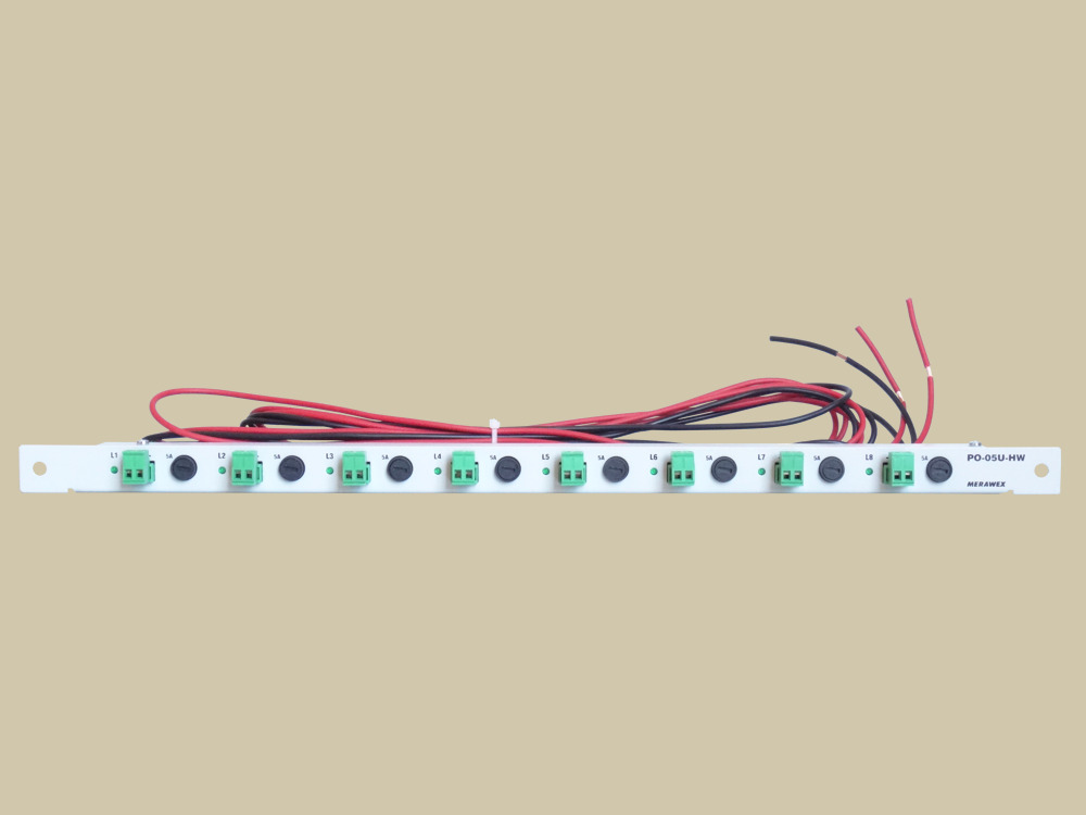 24 V Verteiler mit Sicherungen