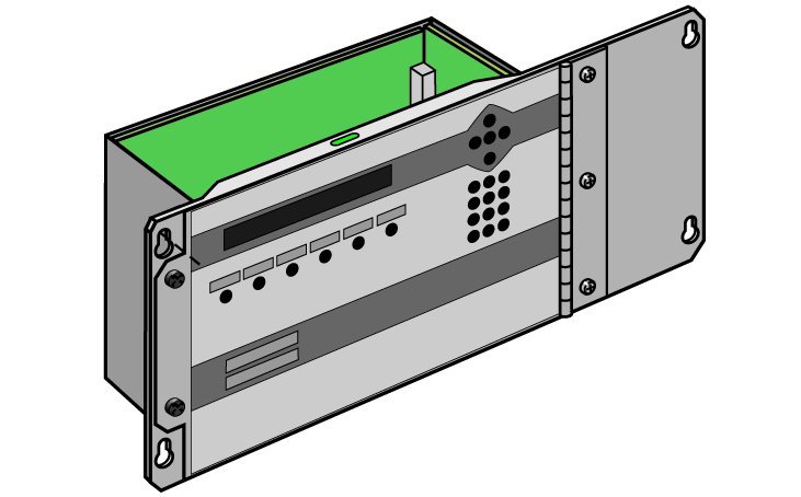 Grundausbau und Gruppenträger für BMZ NF3000