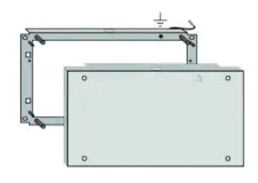 19" Einbaurahmen mit Blindplatte 