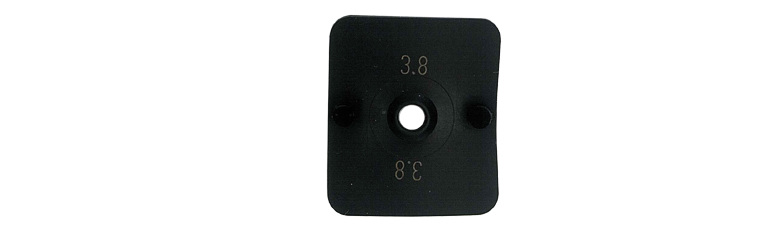 Ansaugreduzierung 2,5 mm für Kunststoffclip, (VE=10 Stck.)