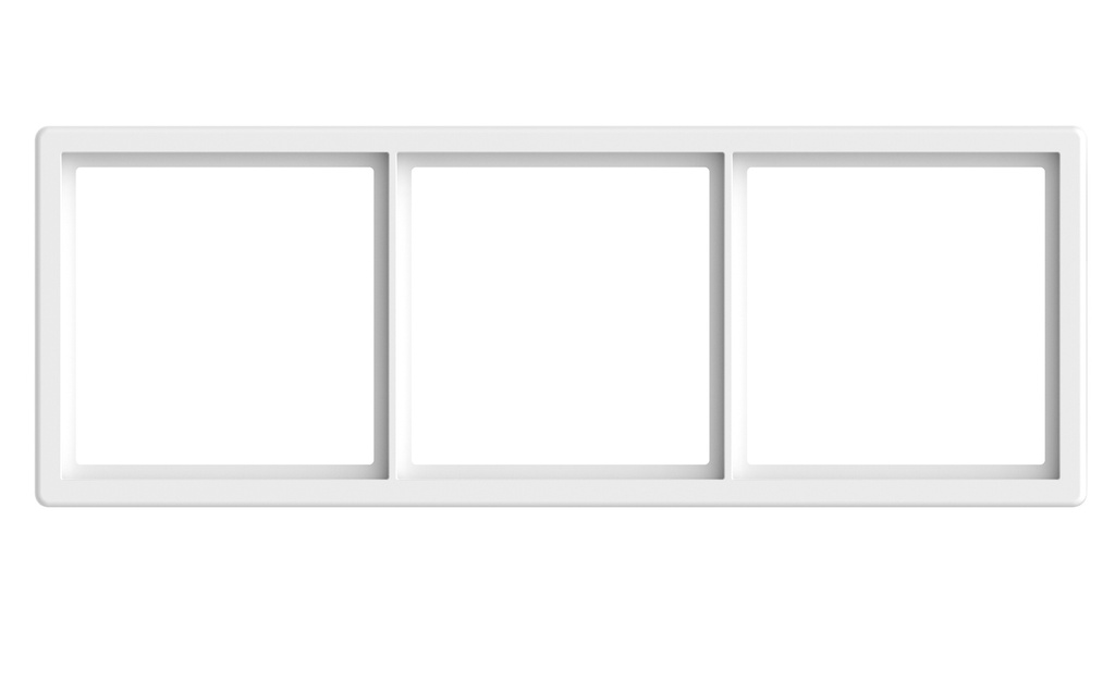 Rahmen für Abdeckplatte, 3-fach Systevo Call Ackermann
