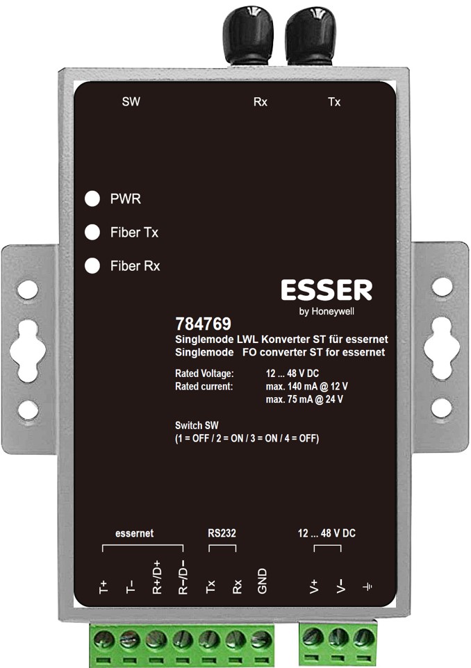 Singlemode LWL Konverter ST für essernet®