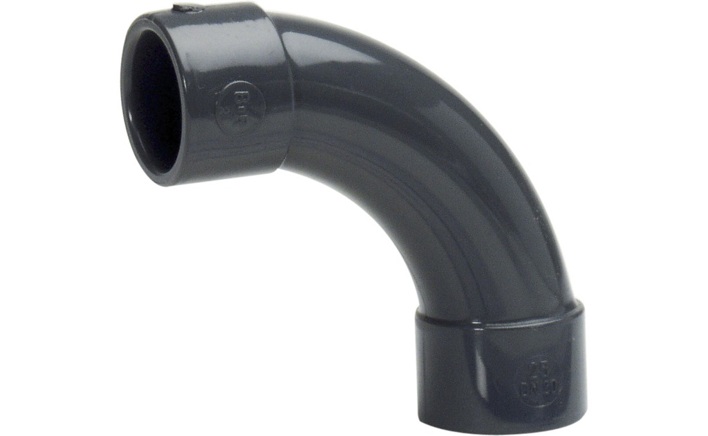 ABS-Bogen 90° für 25-mm-Rohr