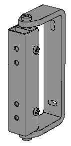 [582612.B] WLF-2B, Wandhalter für DLI Linienstrahler schwarz