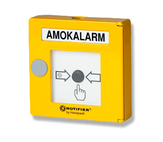 [NFXI-DKMG] Handfeuermelder "Amokalarm" mit Isolator für den NOTIFIER Ringbus, Farbe: gelb