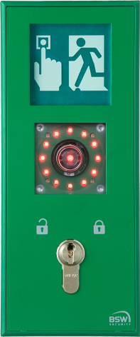 [5030062421] FTI Basic mit Schlüsseltaster, Nottaster, Piktogramm, grün